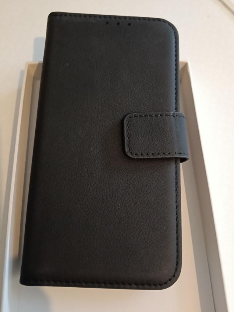 Leather wallet case Apple iphone 17 (Black), Ophalen of Verzenden, Nieuw