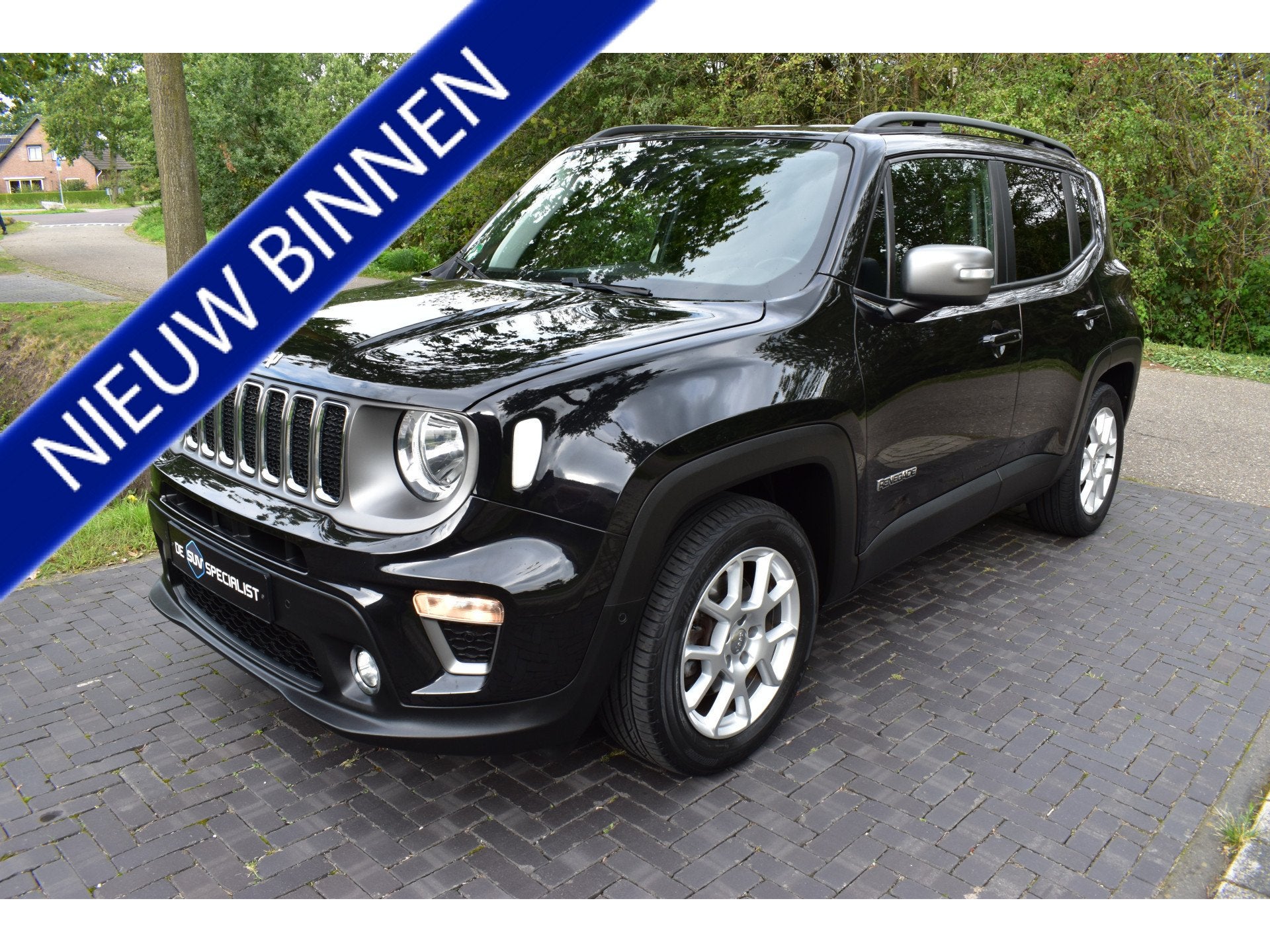 Jeep Renegade 1.3T DDCT S AUT. 56DKM! NIEUWSTAAT. (bj 2019), Auto's, Dealer onderhouden, Gebruikt, 4 cilinders, Zwart