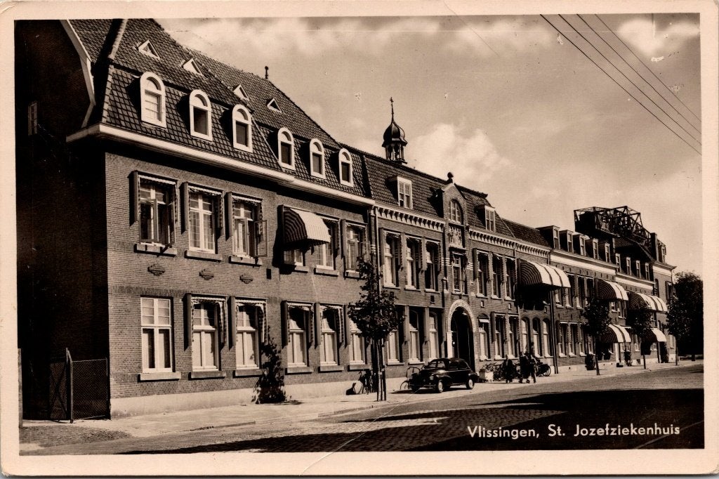 Vlissingen - 12 oude ansichtkaarten II, Verzamelen, Ansichtkaarten | Nederland, Verzenden, 1940 tot 1960, Gelopen, Zeeland