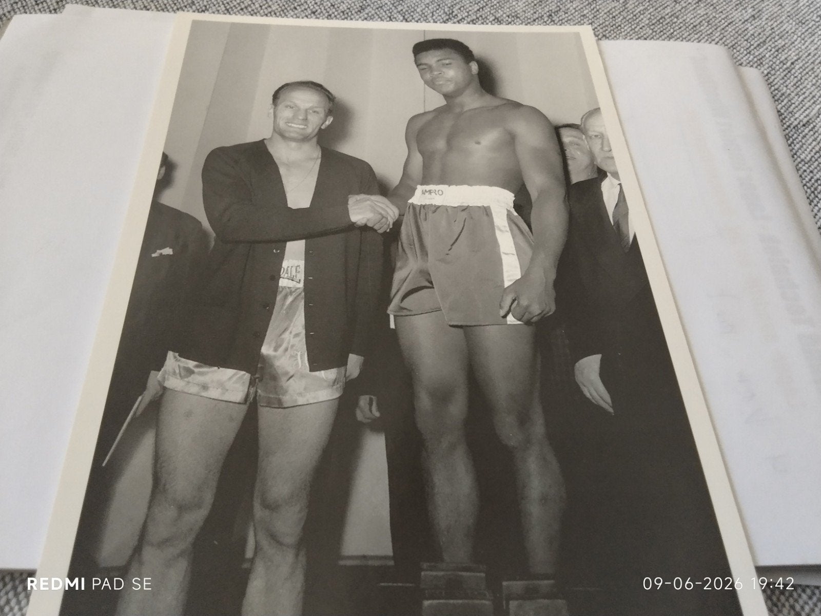 Muhammad Ali en Henry Cooper - Historische Foto, Ophalen of Verzenden, Voor 1940