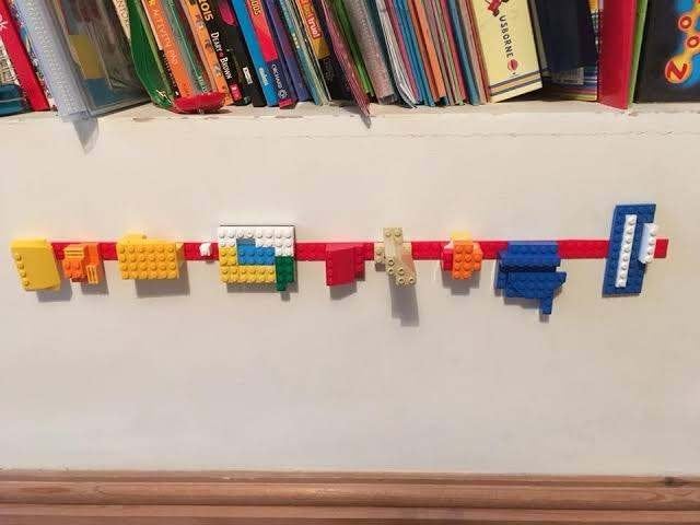 Roze flexibele bouwplaat plakstrip voor Lego - 2 meter, Ophalen of Verzenden, Nieuw, Overige merken