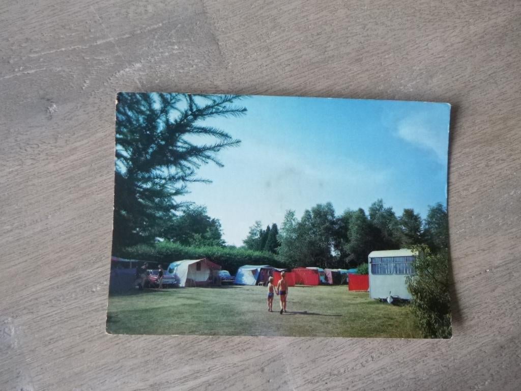Arnhem Schaarsbergen, camping de Hooge Veluwe/tent 1970, Verzenden, 1960 tot 1980, Gelopen, Gelderland