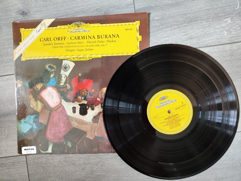 Carl Orff Carmina Burana dirigent Eugen Jochum, Overige typen, Ophalen of Verzenden, Zo goed als nieuw, 12 inch