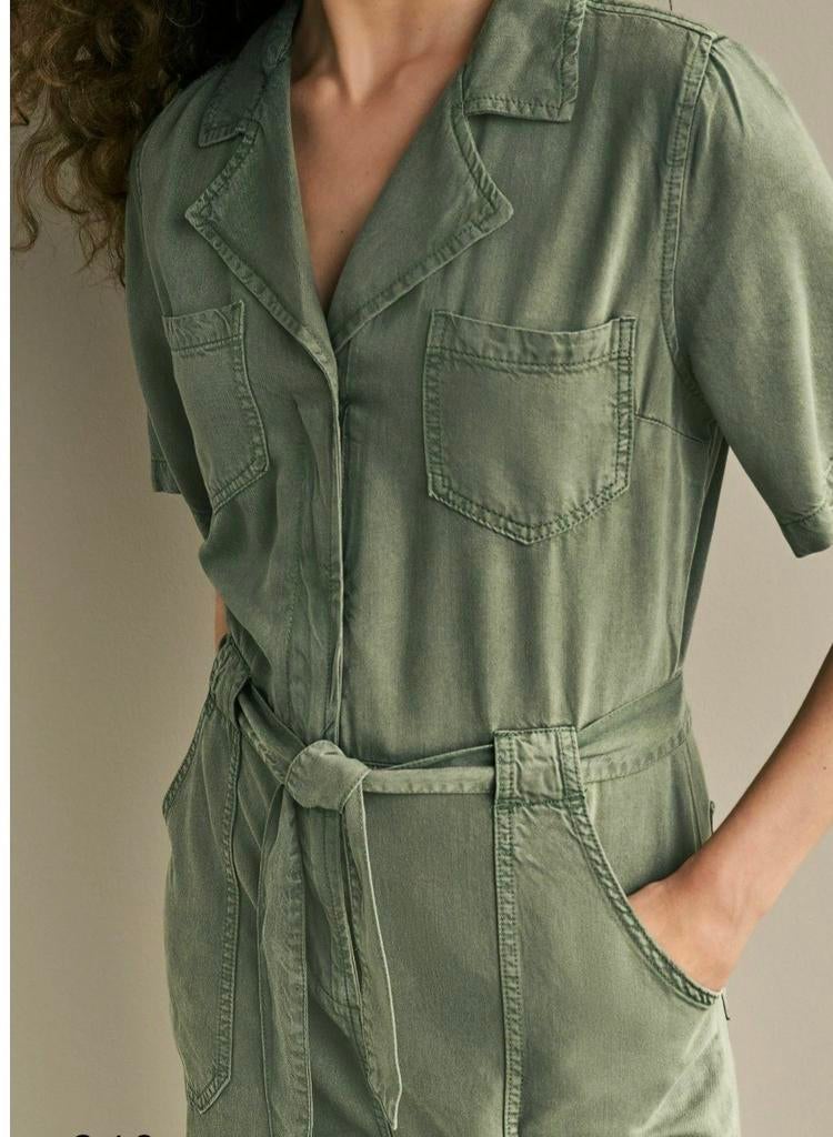 Jumpsuit oud groene overall xl casual bohe chique nieuw, Maat 46/48 (XL) of groter, Nieuw, Ophalen of Verzenden, Next