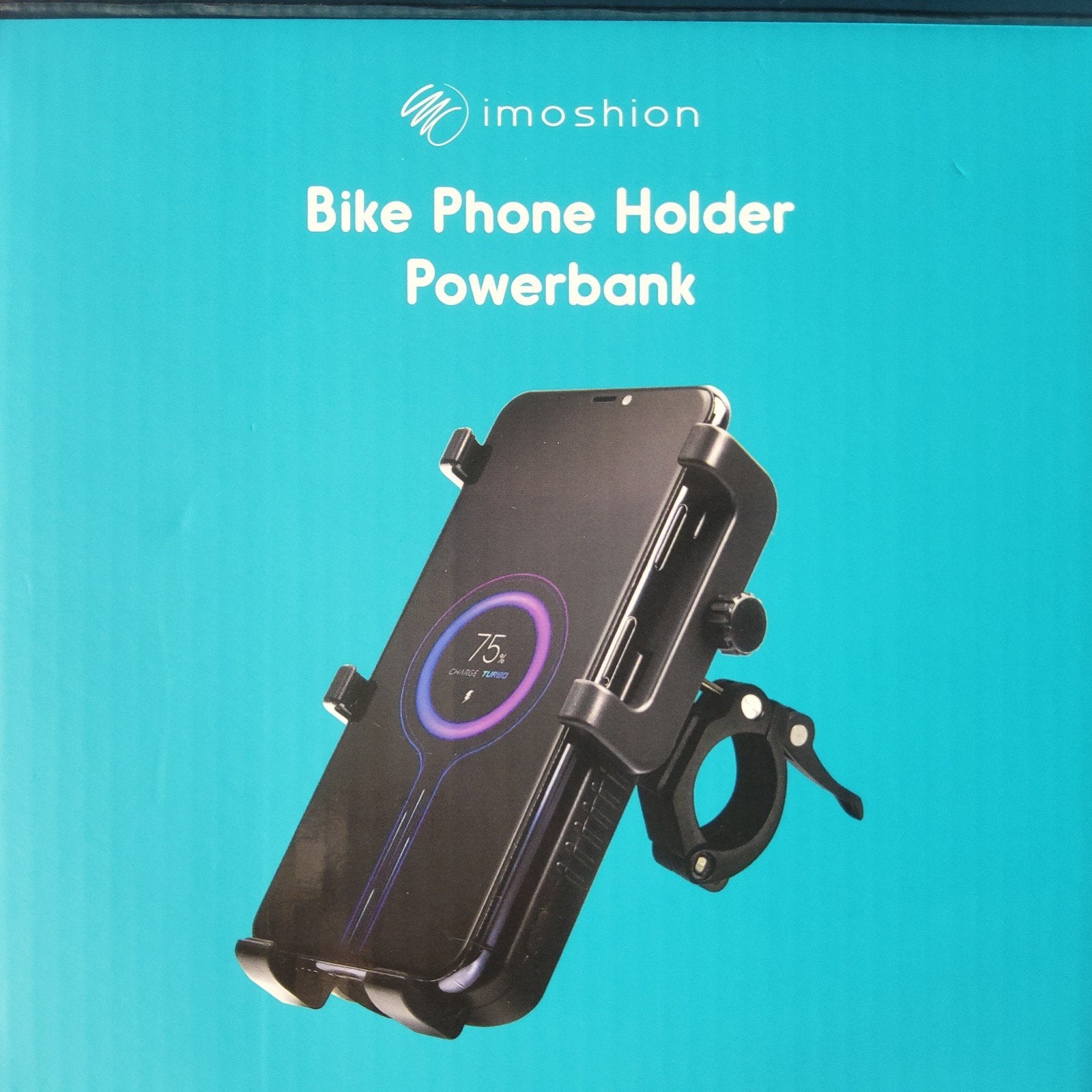 Imoshion Fiets Telefoonhouder met Powerbank en LED Licht, Ophalen of Verzenden, Gebruikt, Imoshion