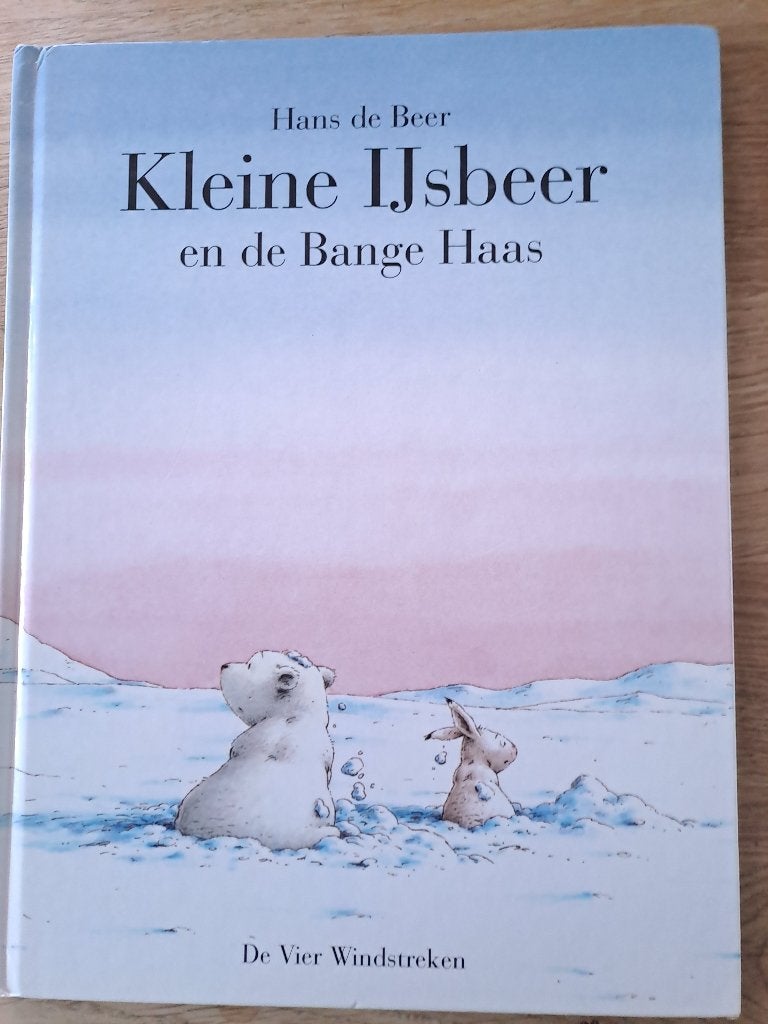 KLEINE IJSBEER EN DE BANGE HAAS. HANS DE BEER., Boeken, Ophalen of Verzenden, Gelezen, Hans de Beer., Prentenboek
