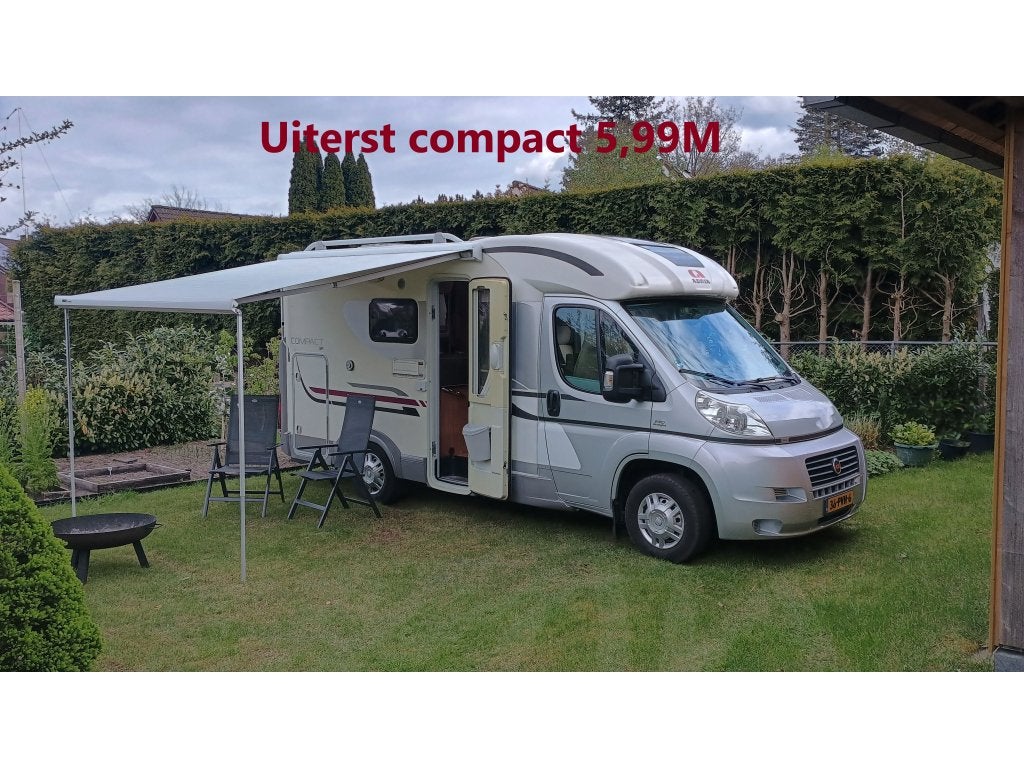 Adria compact SP Multijet 130 (1053109), Caravans en Kamperen, Campers, Chemisch toilet, Ringverwarming, Tot en met 2, Treinzit