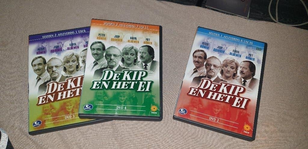 Te koop.dvds De kip en het ei seizoen 2 compleet, Alle leeftijden, Ophalen of Verzenden, Zo goed als nieuw, Komedie