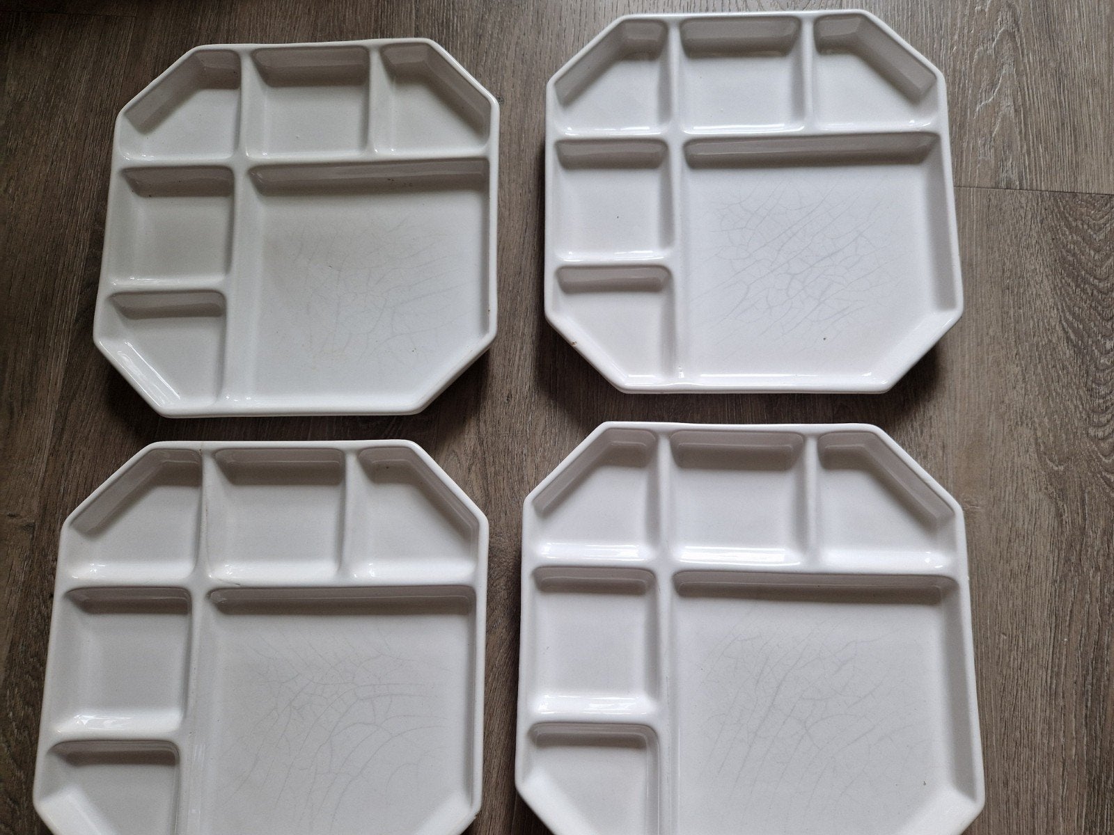 Vakjes borden, Gebruikt, Ophalen of Verzenden, Bord(en), Overige stijlen