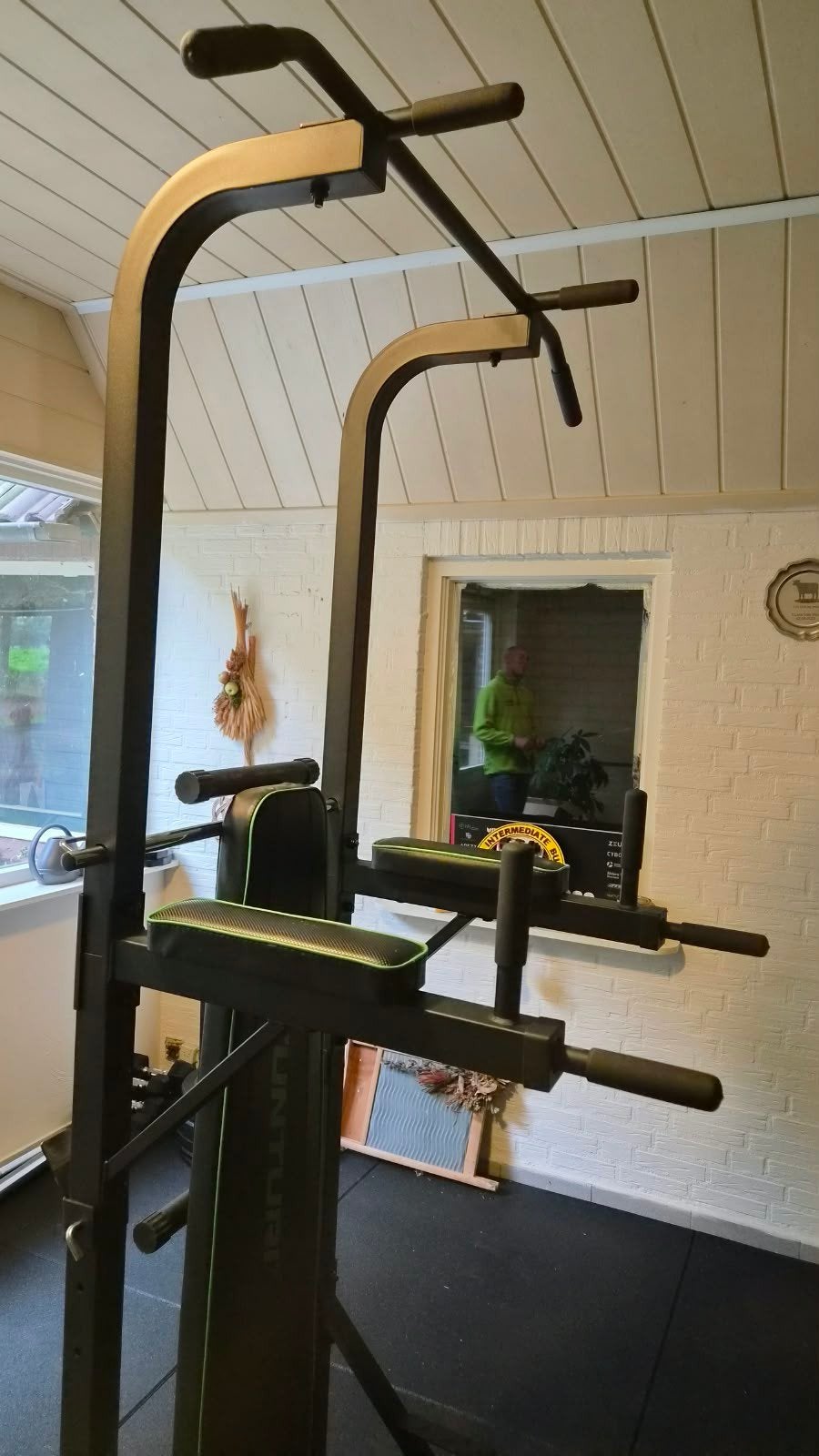 tunturi power tower / krachtstation / pull up rek/ bench-dip, Ophalen, Gebruikt, Overige typen