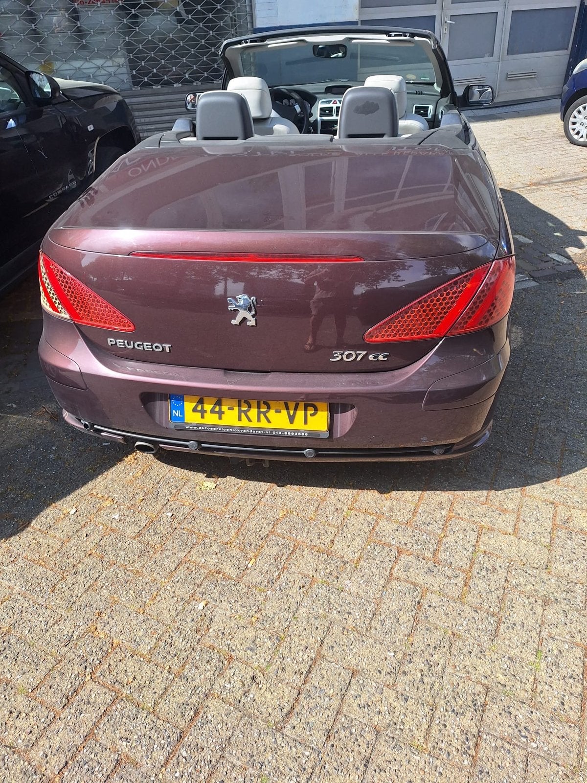 Peugeot 307 2.0 16V CC 2005, Auto's, Voorwielaandrijving, Beige, Cabriolet, 4 stoelen