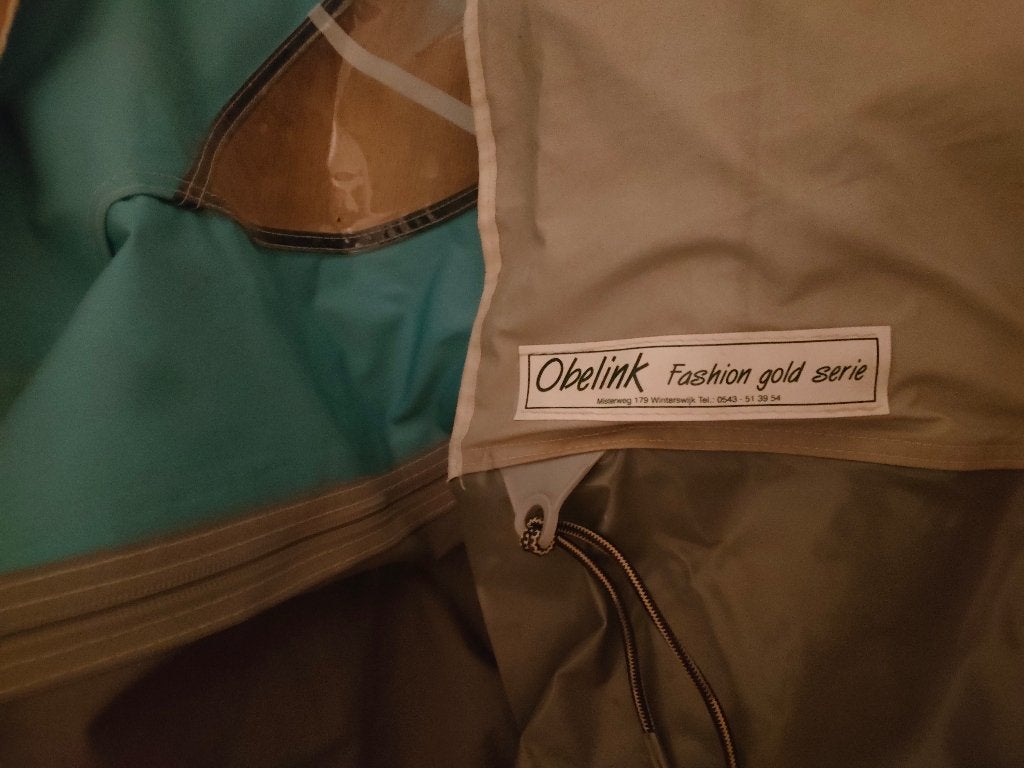 Obelink Fashion Gold Serie caravan luifel met zijwanden, Ophalen, Gebruikt