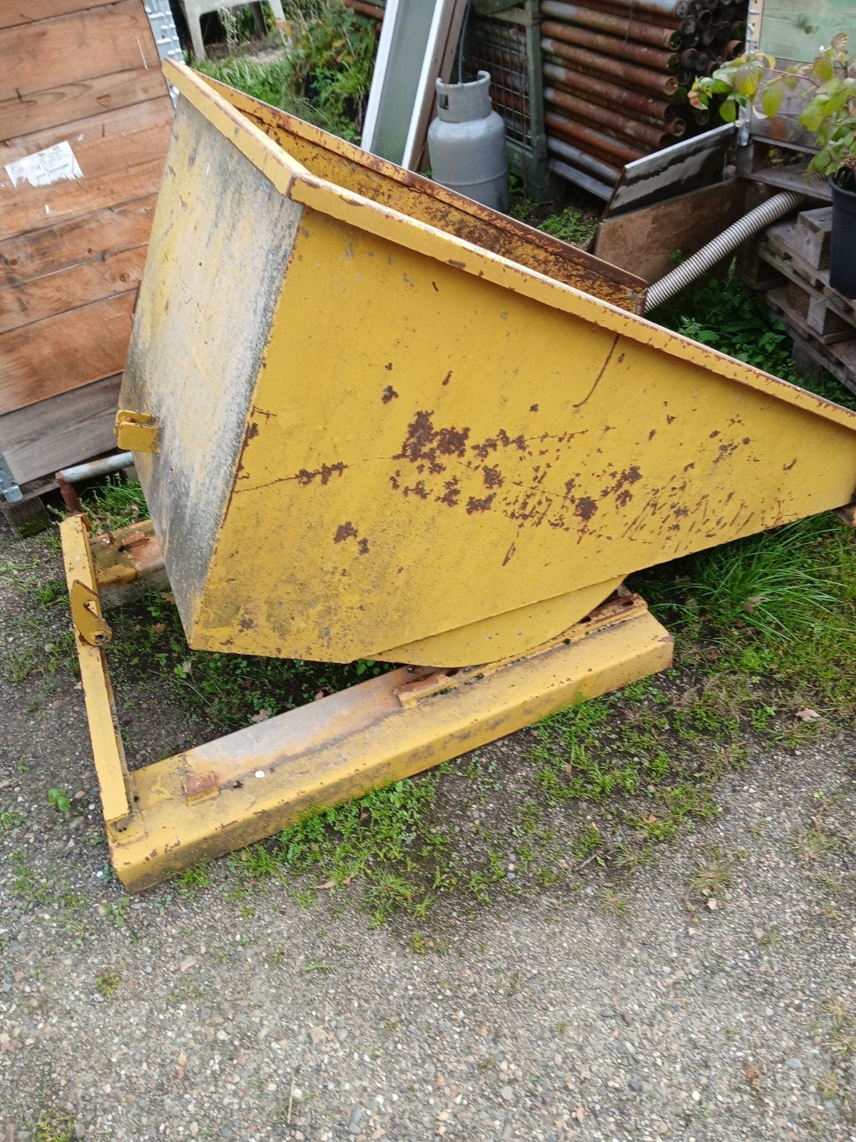 kipbak kantelbak spanenbak heftruck, Doe-het-zelf en Verbouw, Ophalen, Gebruikt, IJzer