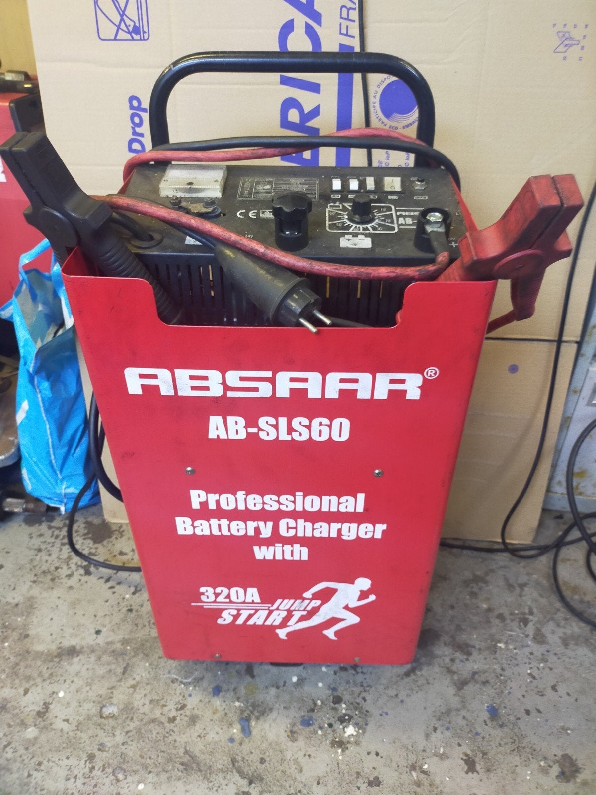 ABSAAR AB-SLS60 Professionele Acculader met Jump Start, Ophalen, Gebruikt