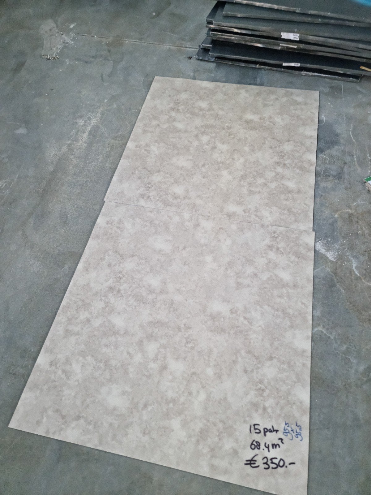 Plak PVC 68m2 Vloertegels Trendy DB-090 - 95,5x95,5 cm, Ophalen, Nieuw