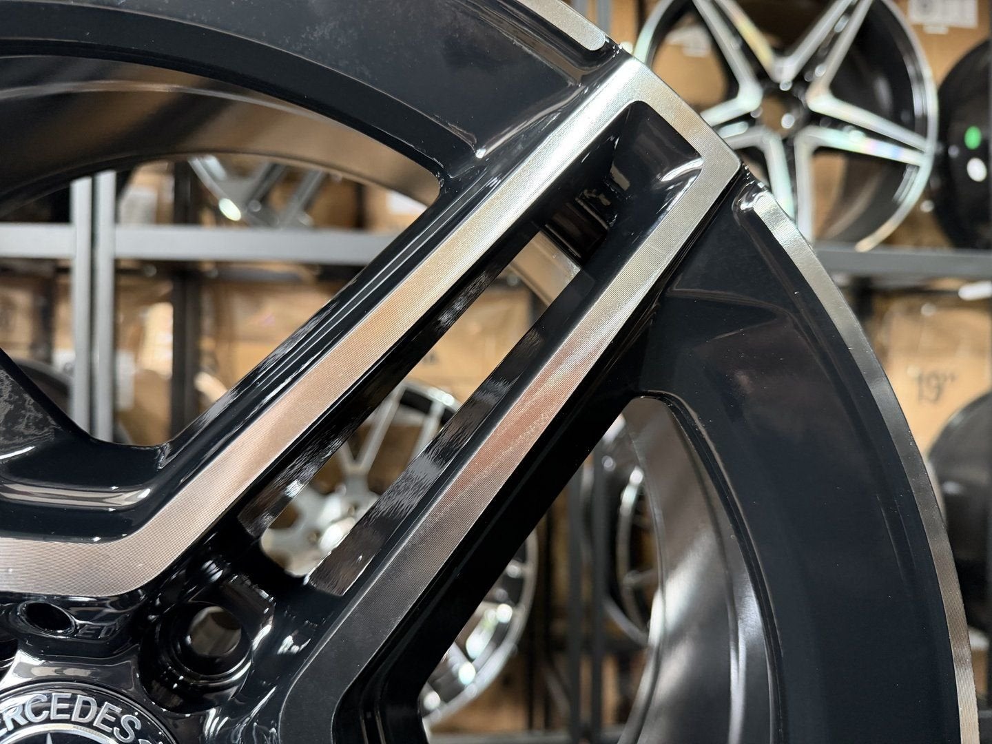19'' Mercedes AMG Look velgen A B C E CLA V GLA Klasse, Auto-onderdelen, Banden en Velgen, Velg(en), -, -, Nieuw