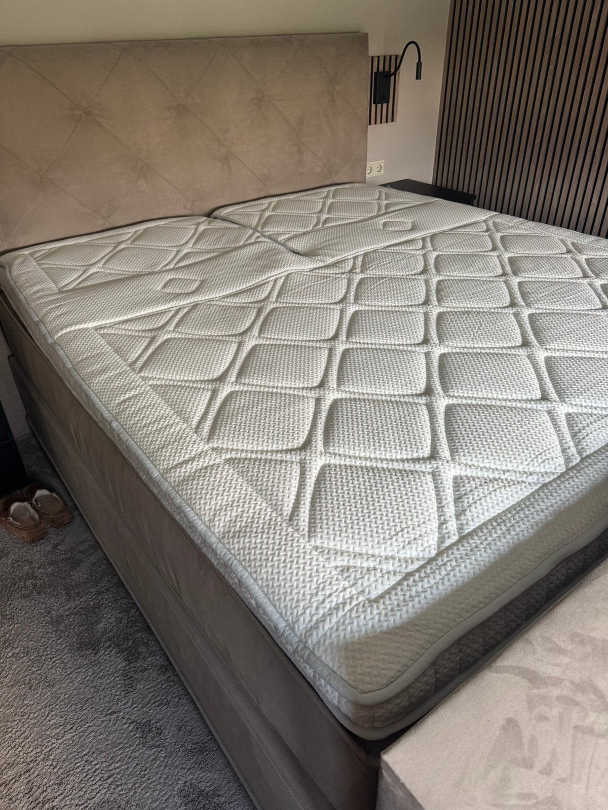 Luxe Swiss Sense Aeromax Support I Split-Topper 180x210, Ophalen, 210 cm, Tweepersoons, Zo goed als nieuw