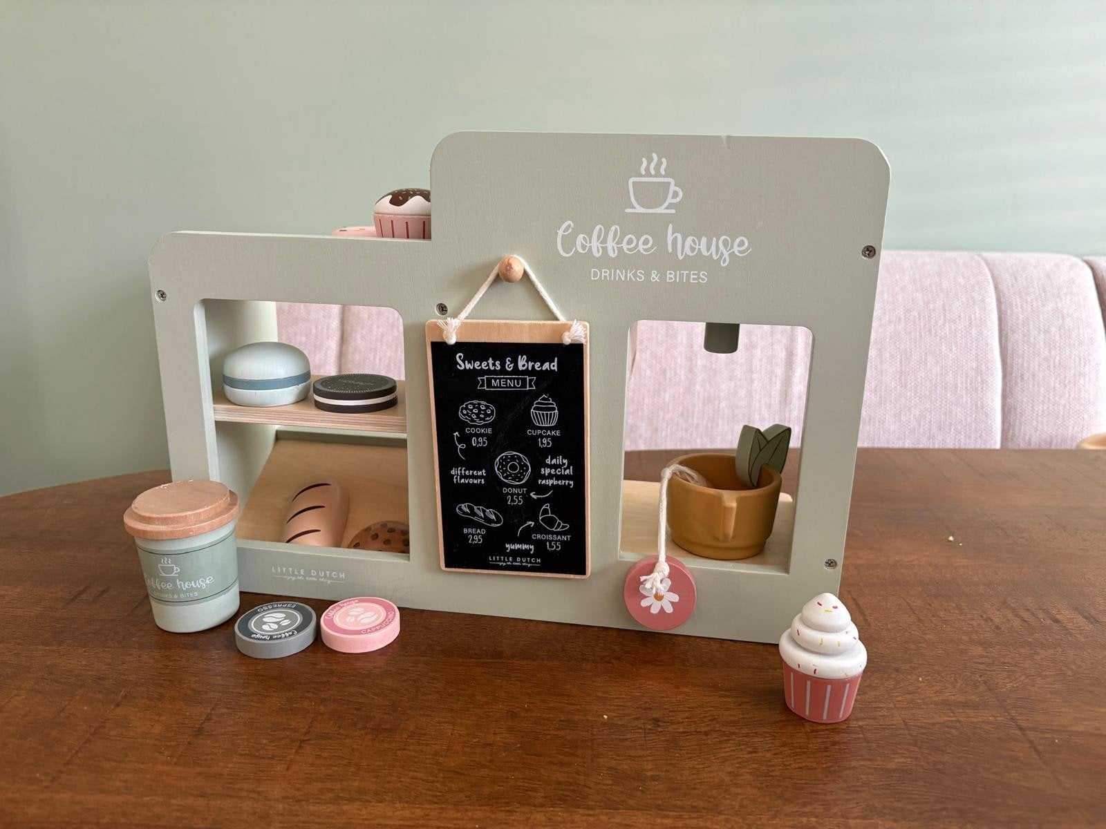 Little Dutch Koffiehoek - Houten Speelgoed Coffee House, Ophalen of Verzenden, Gebruikt, Ontdekken