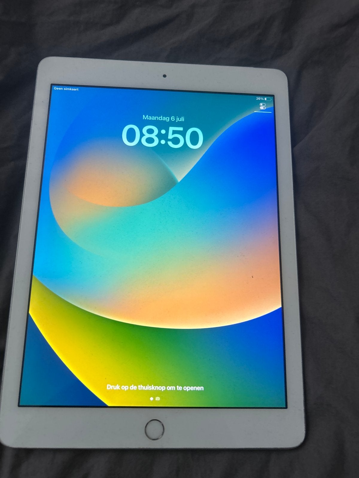 Apple iPad 5e generatie 128GB Zilver (Wi-Fi), Computers en Software, Apple iPads, 9 inch, Gebruikt, Apple iPad, Ophalen of Verzenden