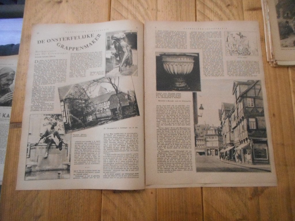 Tijl Uilenspiegel. Onsterfelijke grappenmaker. 1930., Ophalen of Verzenden, 1920 tot 1940, Knipsel(s)