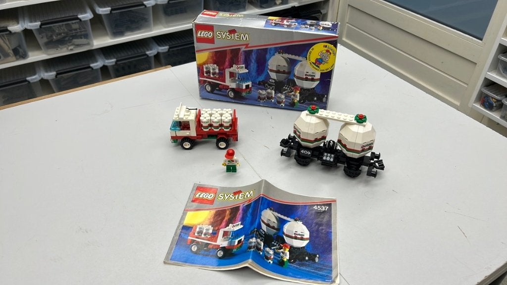 SB2904 Lego trein 4537 compleet + doos + boekje, Ophalen of Verzenden, Zo goed als nieuw