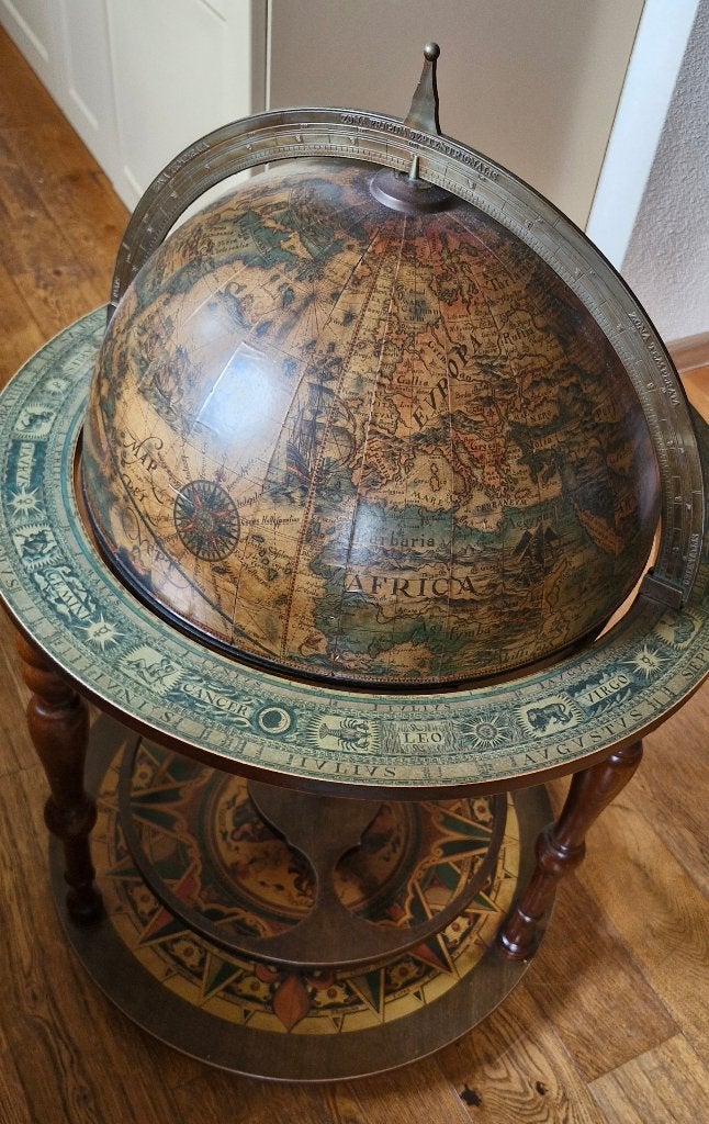 Drank globe, Ophalen, Gebruikt, Globebar, Hout