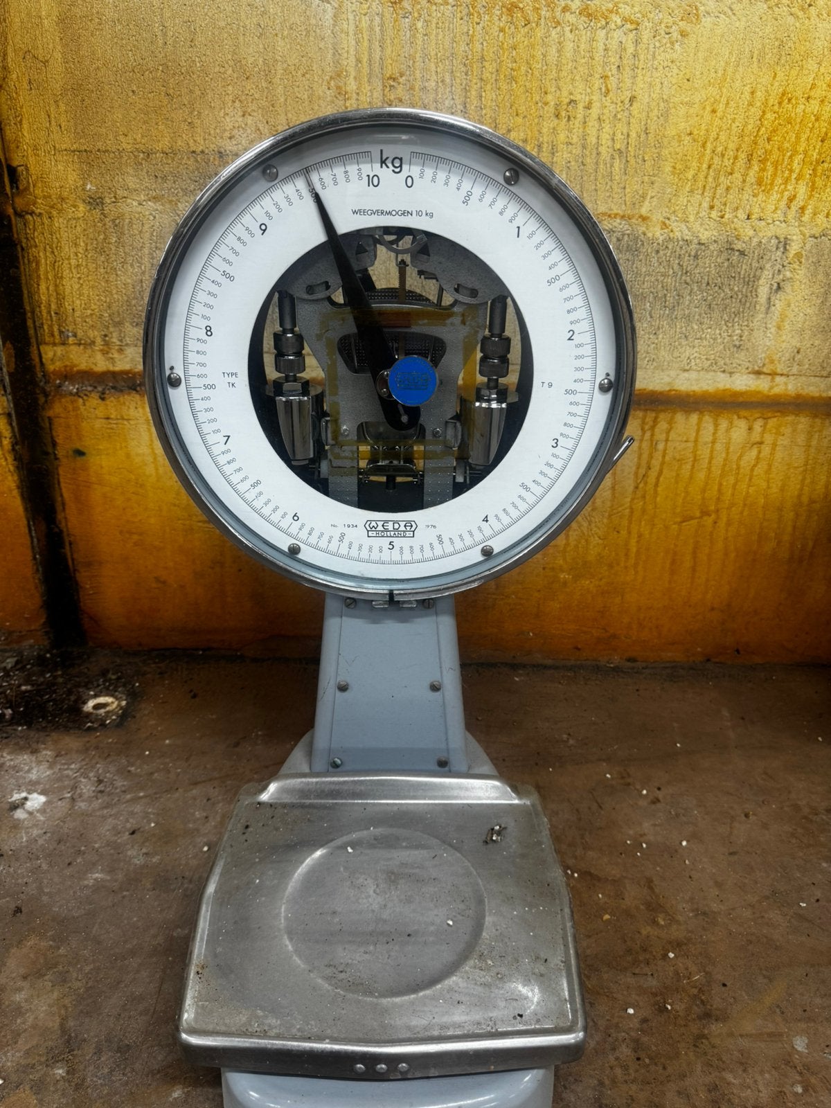 Weegschaal 10 kg, Ophalen