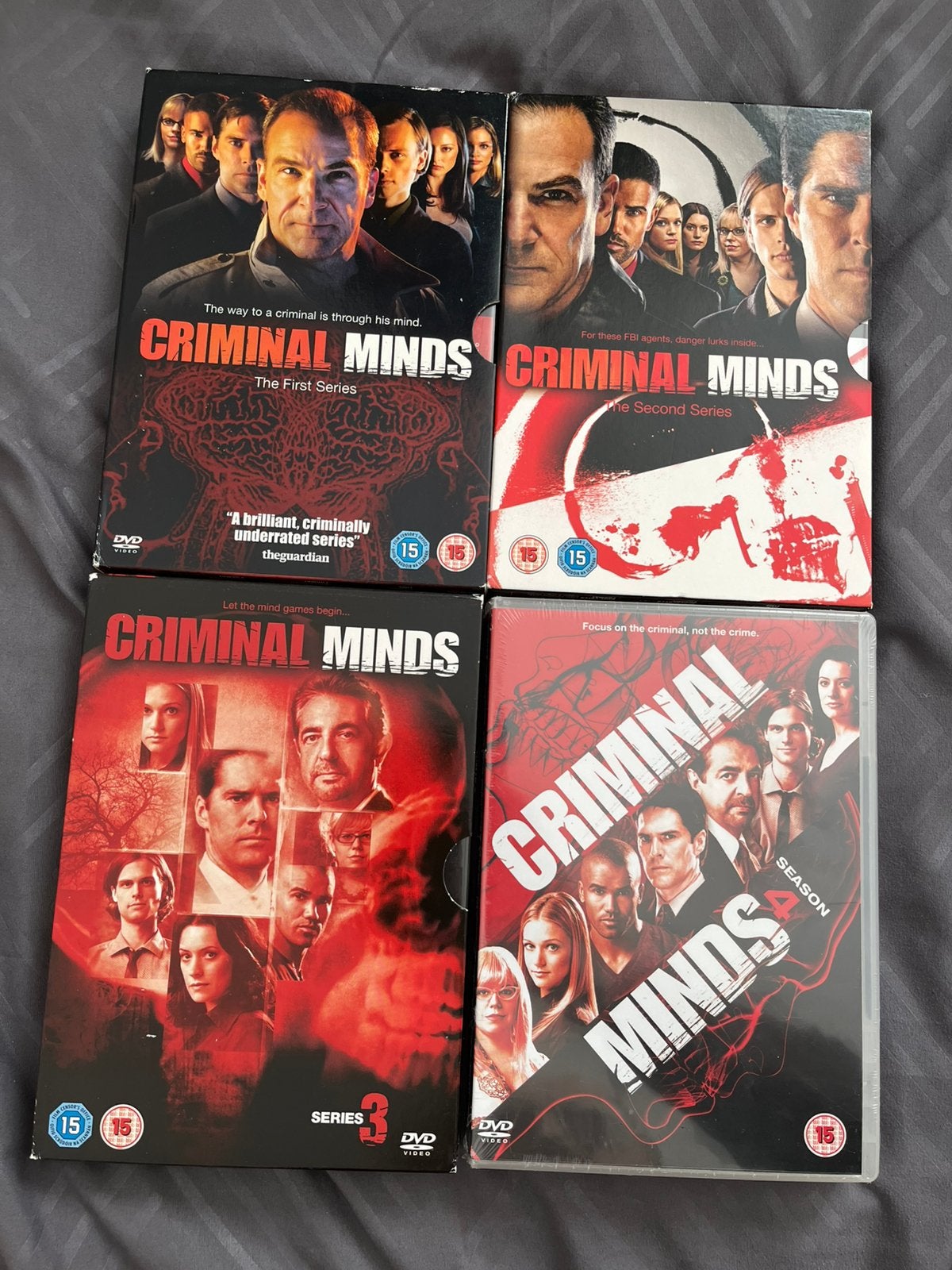 Criminal Minds Season 1-4 UK, Misdaad, Seizoen 1, Ophalen of Verzenden, Zo goed als nieuw