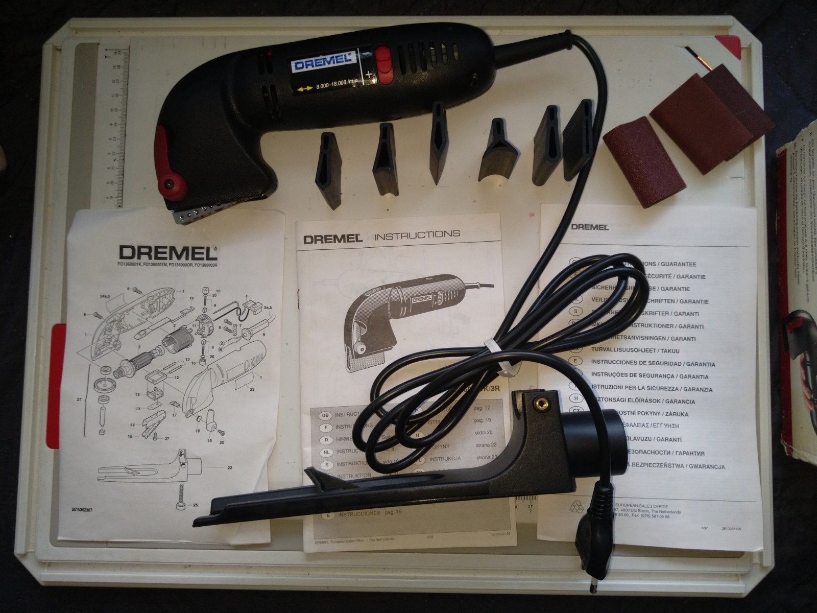 Dremel Schuurmachine, Ophalen of Verzenden, Minder dan 600 watt, Vlakschuurmachine