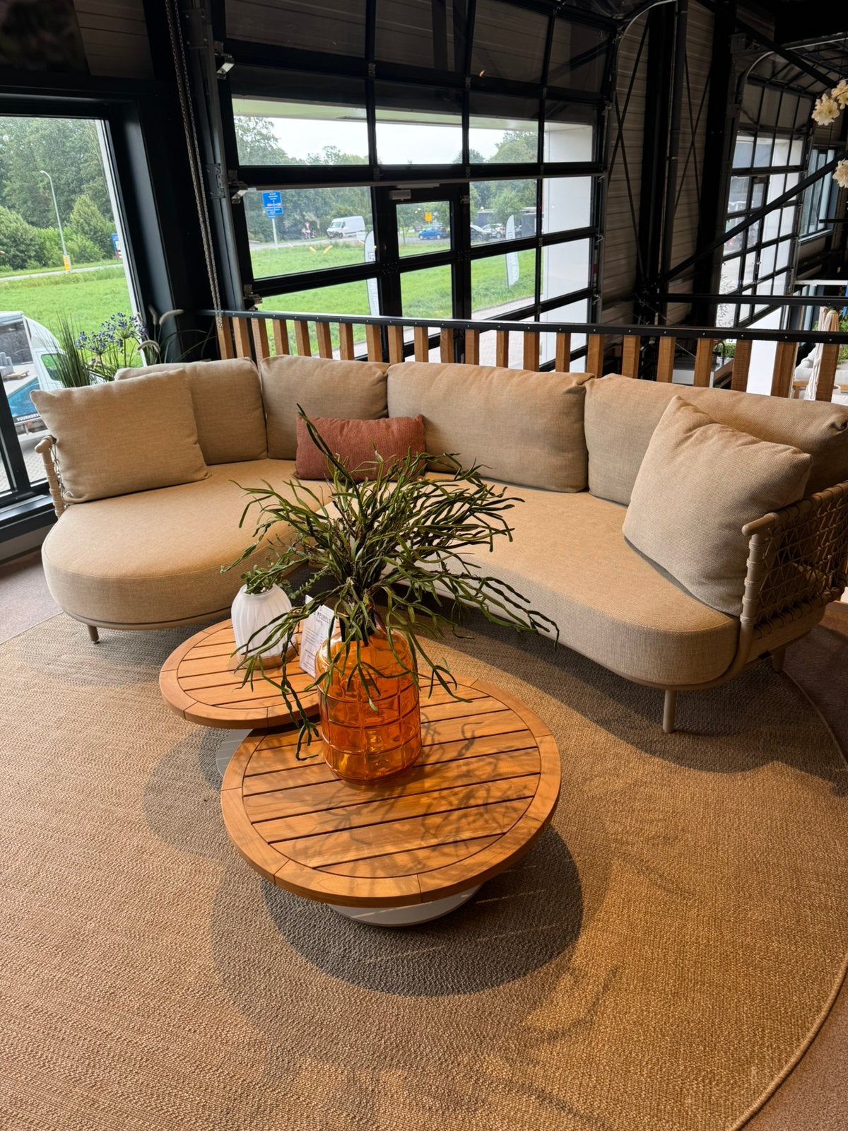 Loungeset sardinia 4 seasons outdoor organische, Ophalen, Bank, Zo goed als nieuw, Loungeset