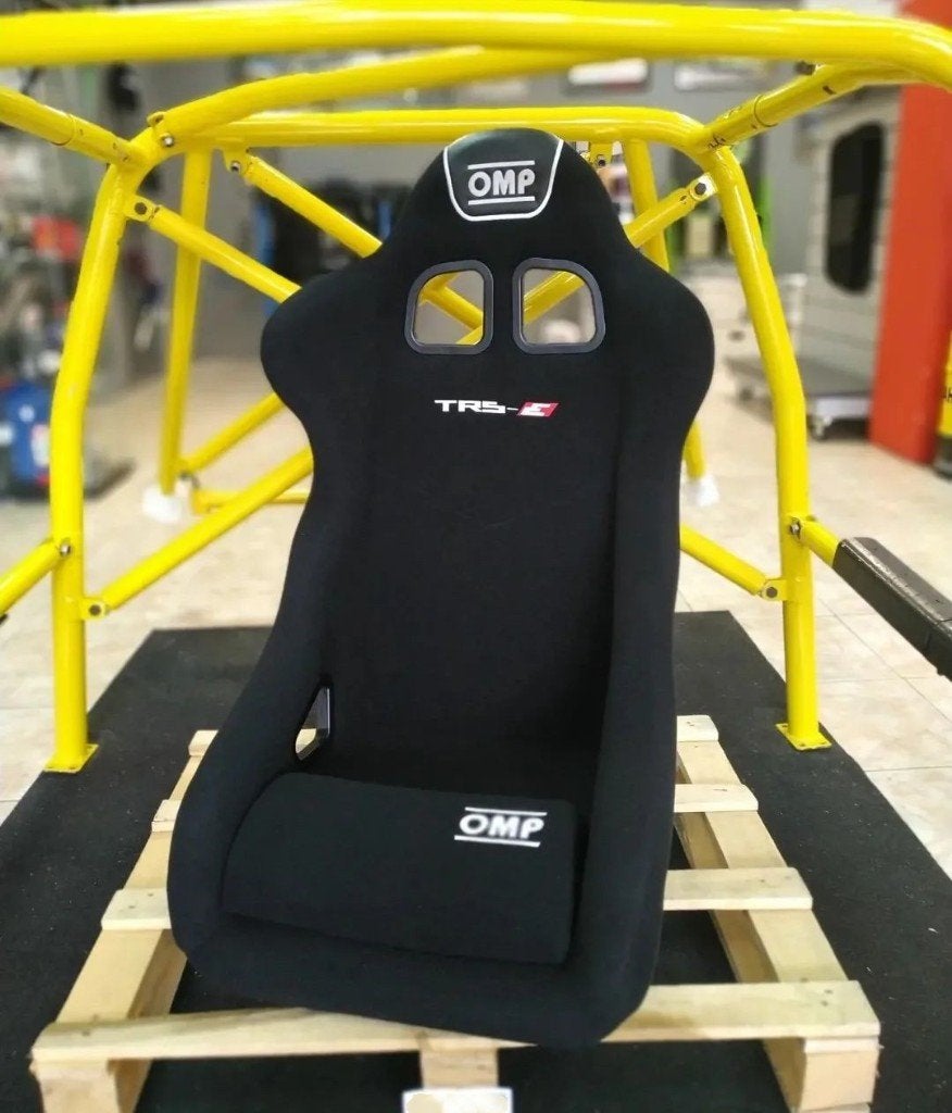 OMP TRS-E zwart kuipstoel racestoel sportstoel autostoel