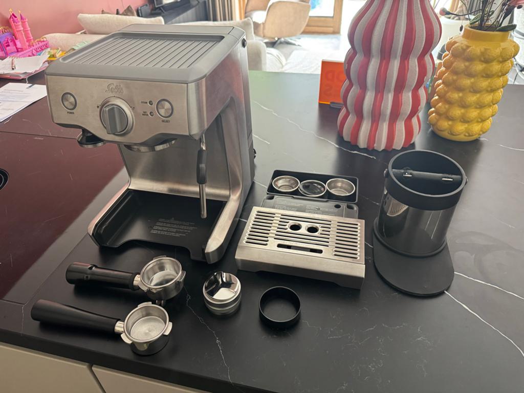 Solis Barista perfect pro 118, Witgoed en Apparatuur, Koffiezetapparaten, Ophalen, Afneembaar waterreservoir, Gebruikt, Espresso apparaat