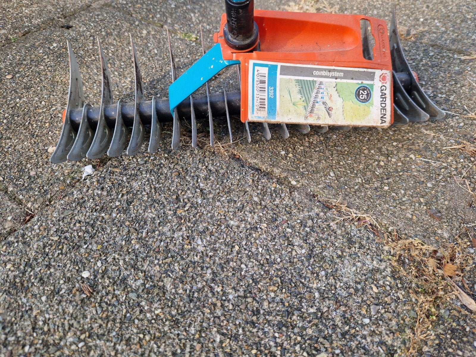 Gardena Combisystem Verticuteerhark - Zo goed als nieuw, Ophalen, Zo goed als nieuw, Hark, Gardena