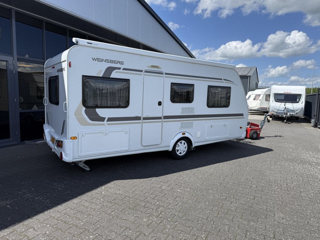 Weinsberg CaraOne 480 EU 2 Aparte bedden 212cm Airco Mover.., Overige merken, Lengtebed, Schokbreker, Bedrijf