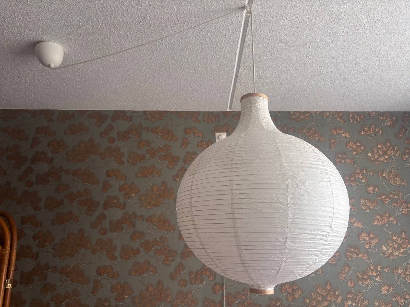 Ikea hanglampen kap met pendel, Ophalen of Verzenden, Zo goed als nieuw, 50 tot 75 cm