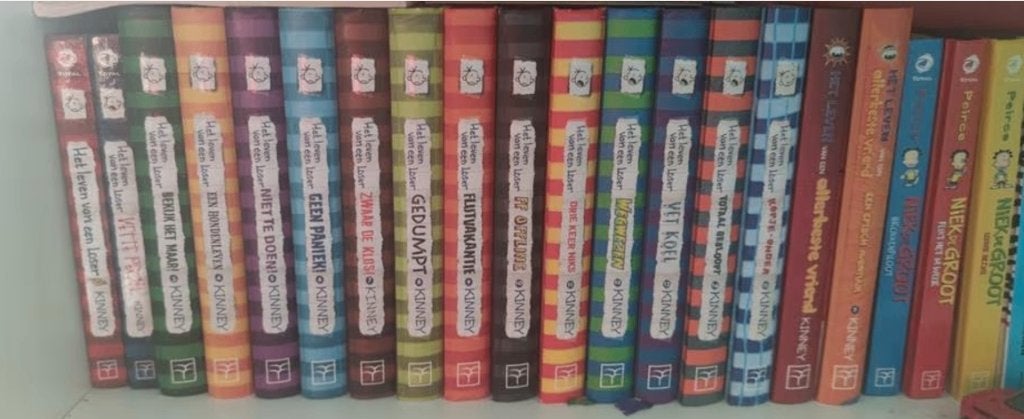 Complete set Het leven van een Loser boeken, Ophalen of Verzenden, Zo goed als nieuw, Jeff Kinney, Fictie algemeen