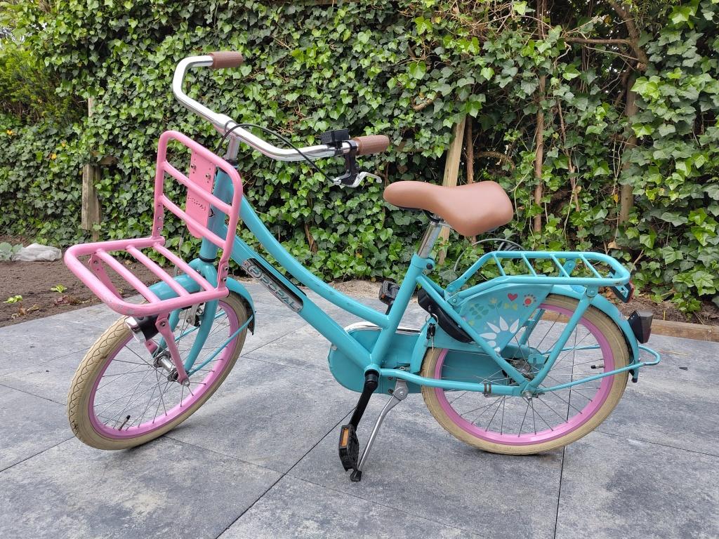 Meisjesfiets Popal 20 inch, Ophalen, Gebruikt, Handrem, Popal