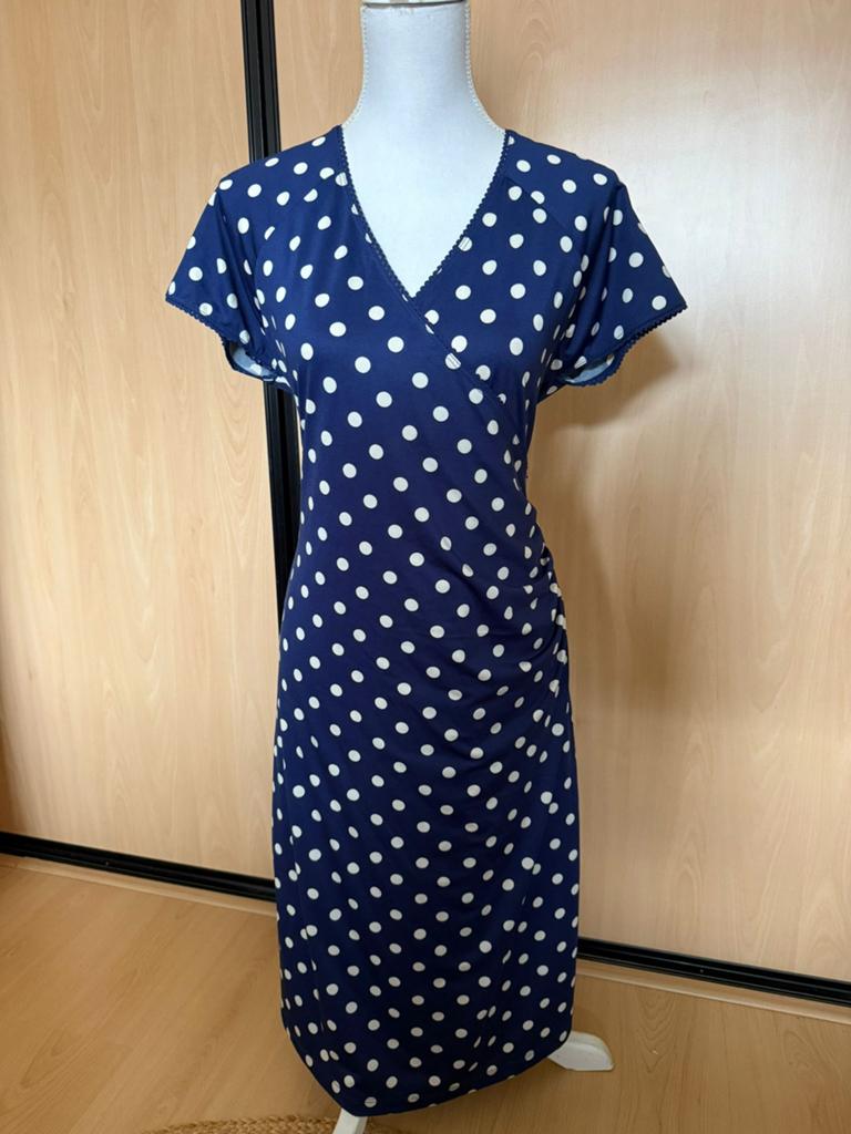 Jurk King Louie XL, Kleding | Dames, Jurken, Ophalen of Verzenden, Zo goed als nieuw, Maat 46/48 (XL) of groter, Blauw