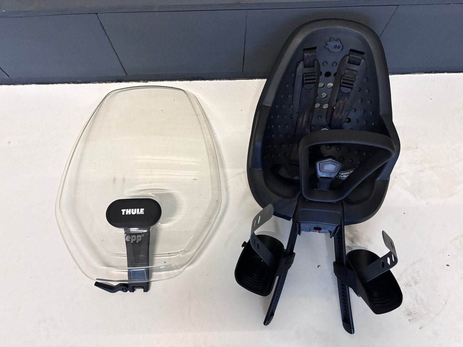Thule Yepp Nexxt Mini Fietszitje met Windscherm, Ophalen, Voorzitje, 0 t/m 13 kg, Gebruikt