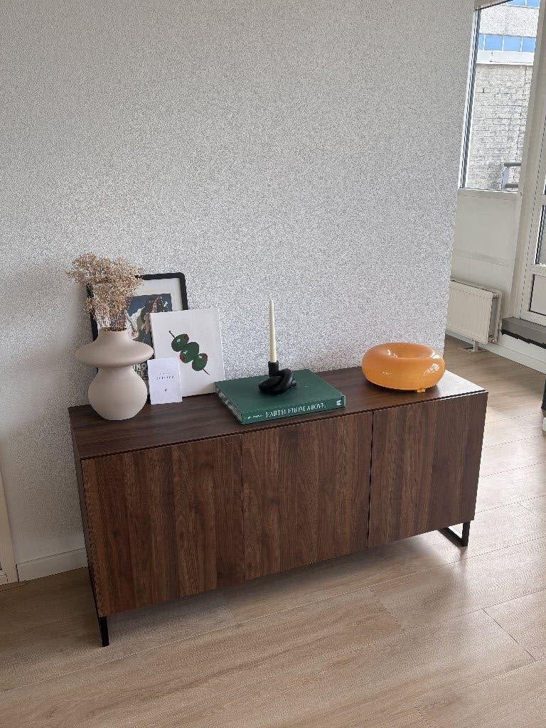 MADE kastje donkerbruin, Huis en Inrichting, Kasten | Ladekasten, 100 tot 150 cm, 1 of 2 laden, Ophalen of Verzenden, Zo goed als nieuw