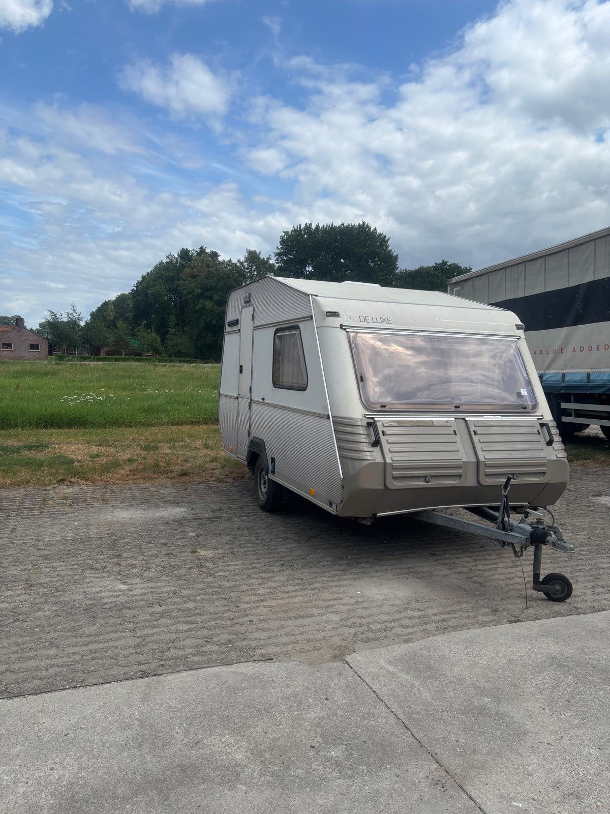 Kip deluxe festival caravan, Caravans en Kamperen, Rondzit, Kip, Tot en met 3, Particulier