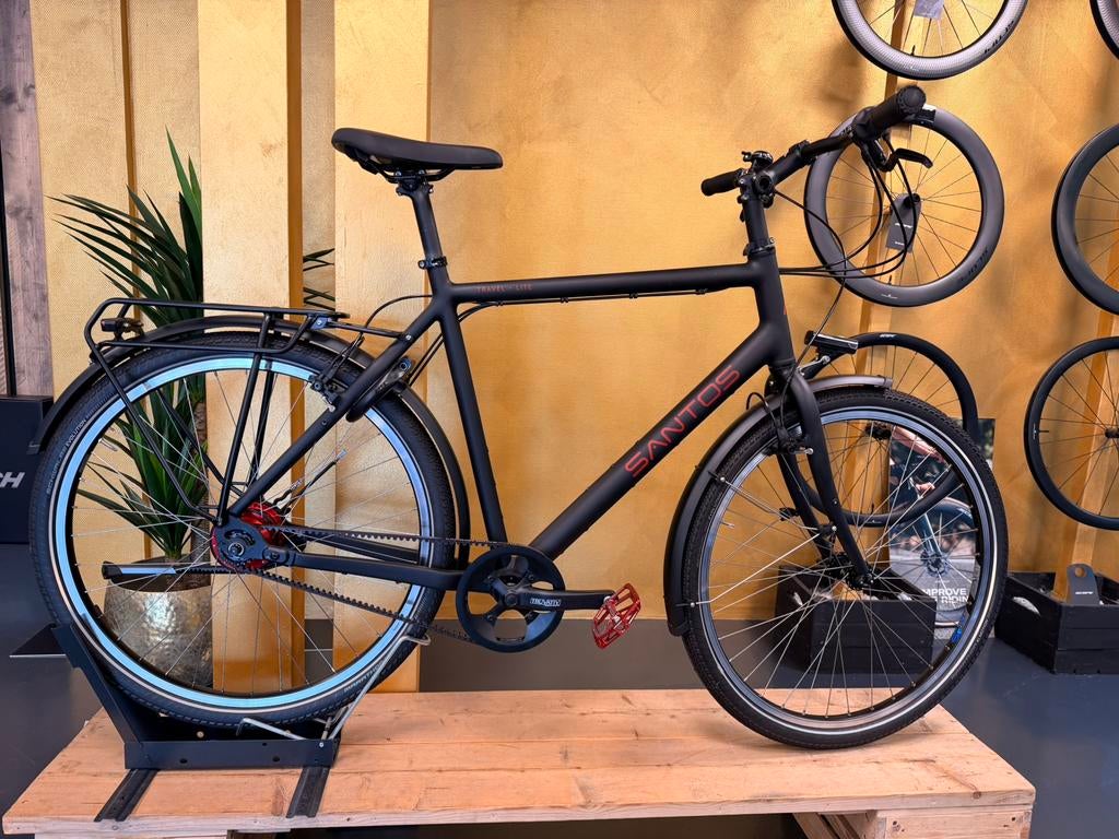 Nieuwe Santos travellite Rohloff/riem van €6590 voor €4989, 28 inch, 10 tot 15 versnellingen, Nieuw, 61 tot 65 cm