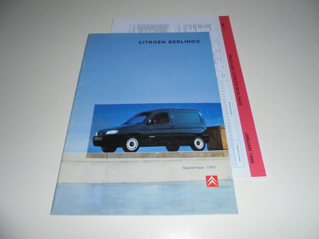 brochure Citroen Berlingo  1998, Ophalen of Verzenden, Gelezen, Citroën