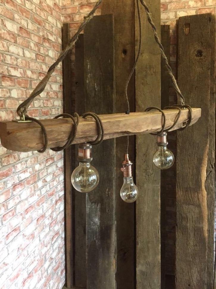 Barnwood Balken - Oud hout - Lamp - Kapstok - Div. lengtes, Niet ingevuld, Niet ingevuld, Ophalen of Verzenden, Zo goed als nieuw