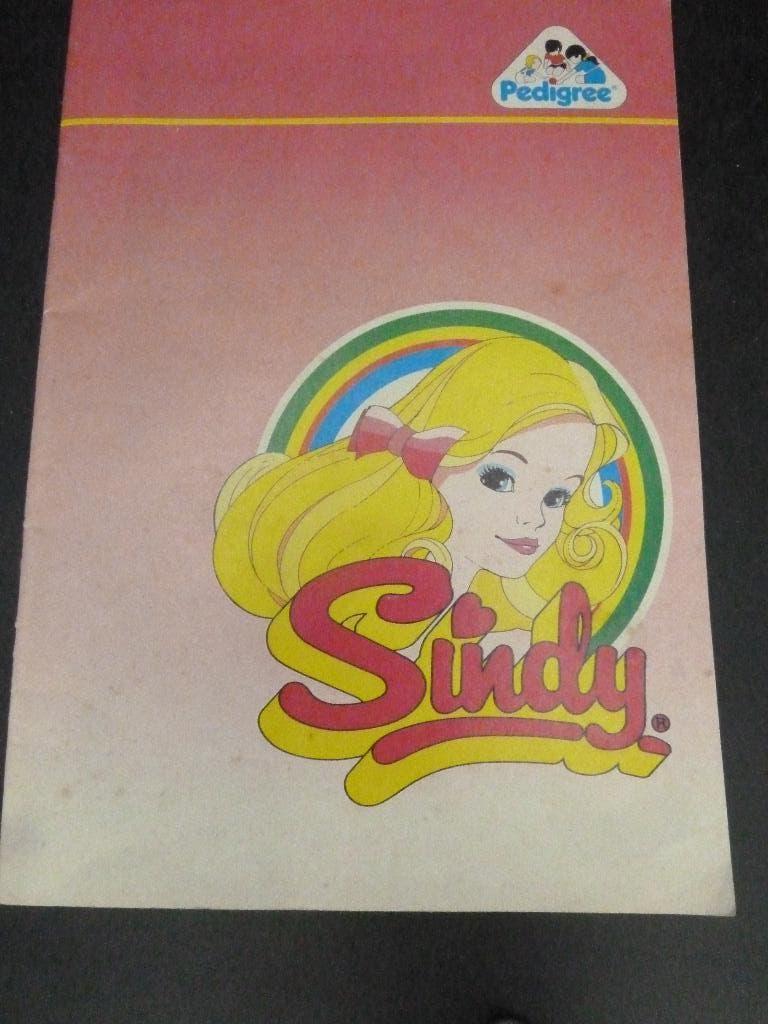 Vintage Sindy Pedigree reclame folder, Verzamelen, Poppen, Ophalen of Verzenden, Zo goed als nieuw, Overige typen