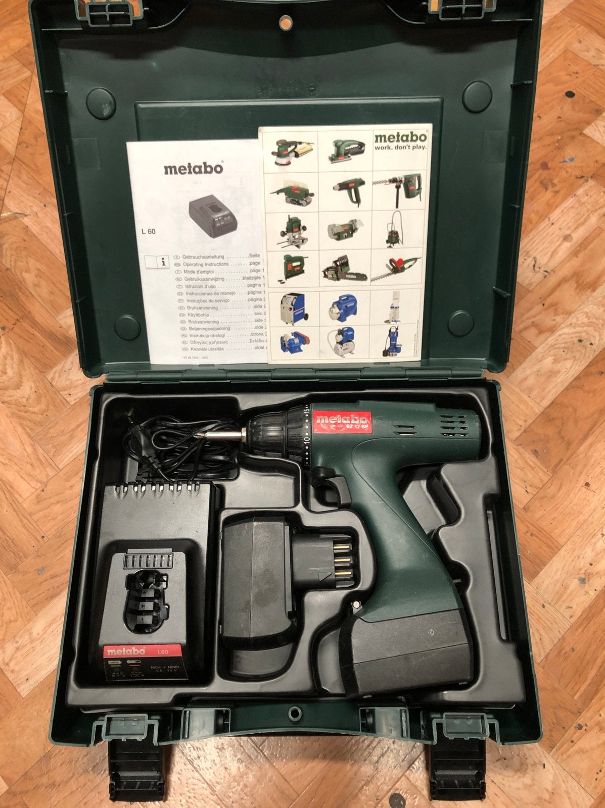 Metabo BZ 12 SP accuboormachine, Ophalen of Verzenden, Gebruikt, Boor- en Schroefmachine