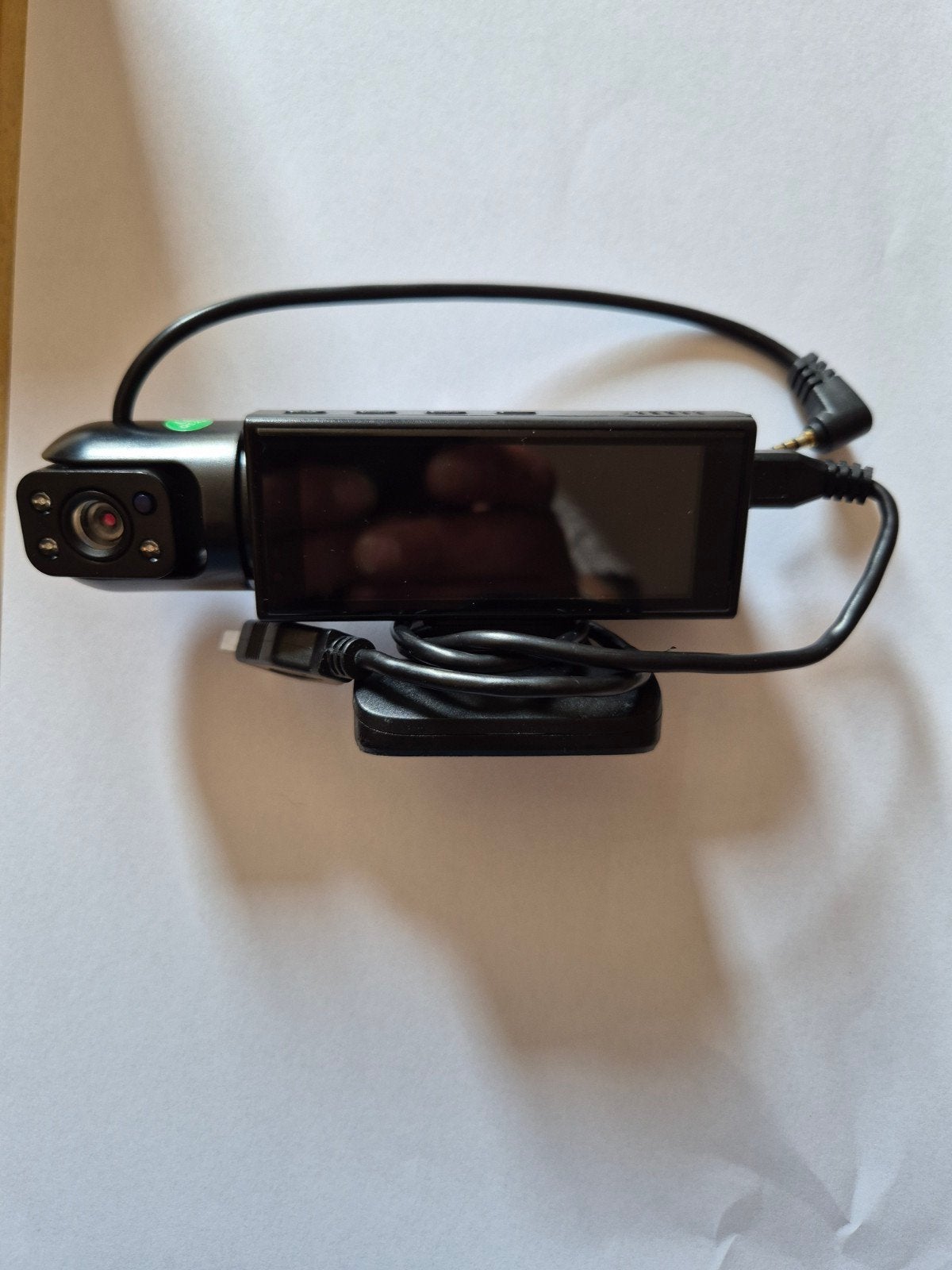 Dashcam met display en kabel, Ophalen, Gebruikt
