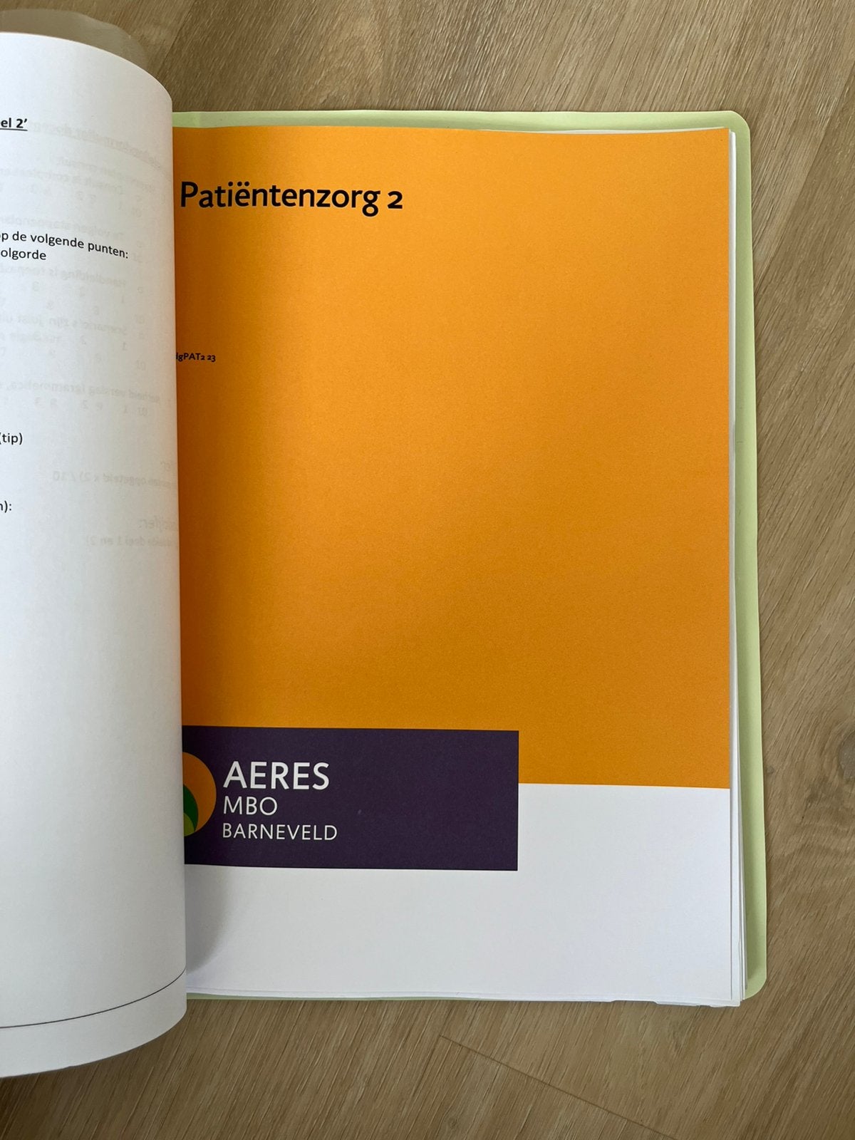 Patientenzorg 2,3 aeres mbo barneveld boek, Boeken, Ophalen of Verzenden, Beta, Zo goed als nieuw, MBO