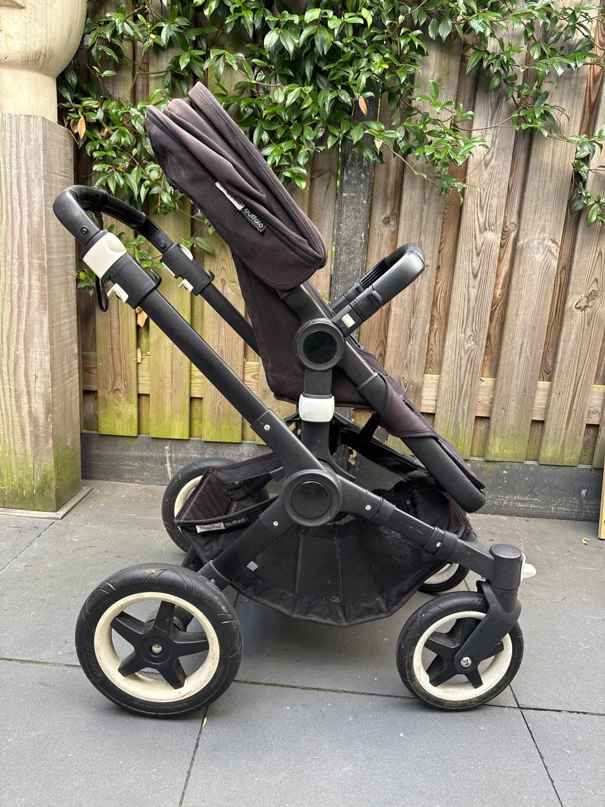 Bugaboo buffalo kinderwagen zwart wit, Gebruikt, Luchtbanden, Bugaboo, Ophalen