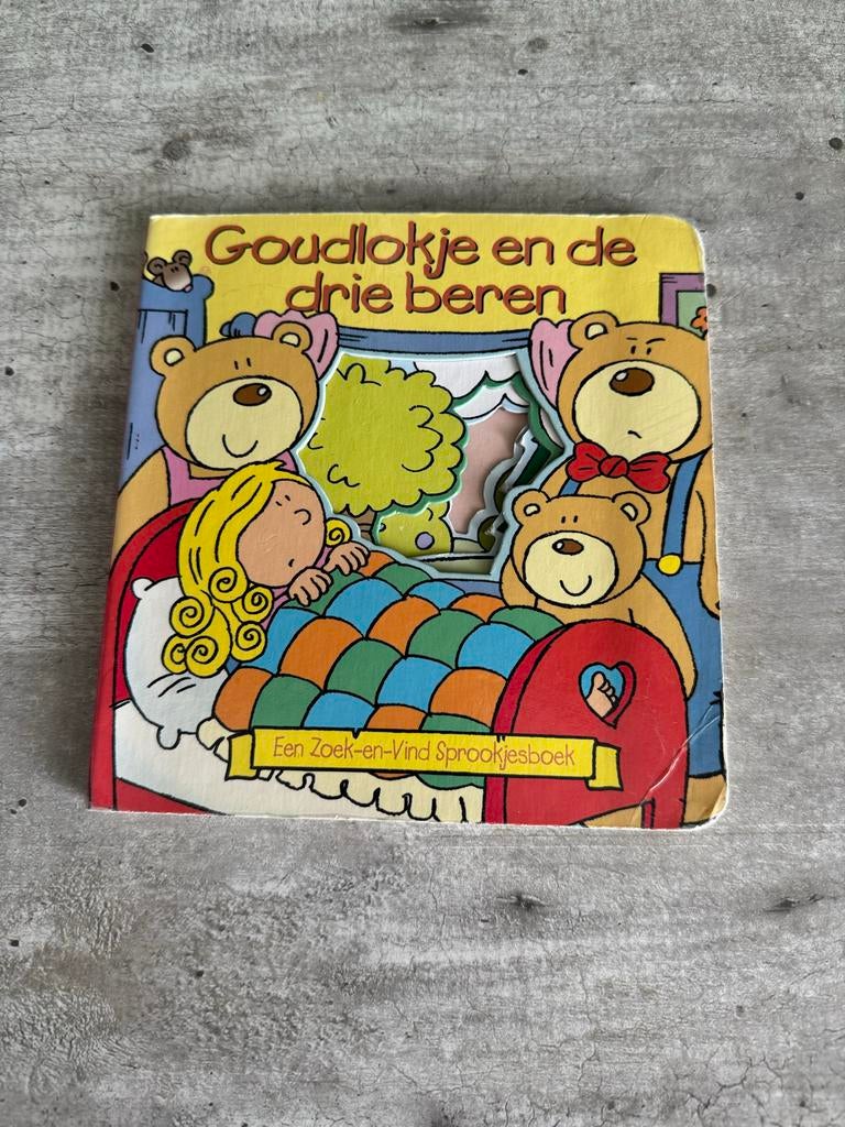 Goudlokje en de drie beren zoek-en-vind sprookjesboek, Ophalen of Verzenden, Zo goed als nieuw